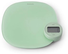 Кухненска везна Brabantia Tasty+ 1001254, До 5 кг, Без нужда от батерии, ТАРА, Дигитален дисплей, Светлозелен