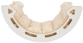 Монтесори люлка за равновесие, изработена от естествено дърво
