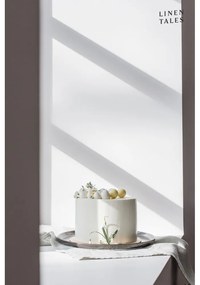 Светлосива ленена кърпа за чай , 65 x 45 cm - Linen Tales