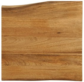370750 vidaXL Плот за маса, 40x40x2,5 см, жив ръб, mасивно мангово дърво