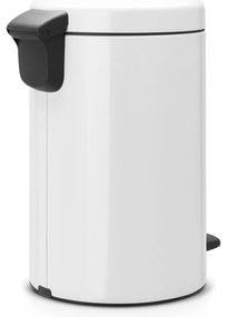 Бяло стоманено кошче за боклук с педал 12 l NewIcon – Brabantia