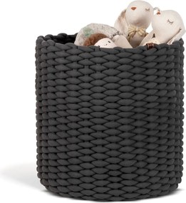 Текстилна кошница ø 40x40 cm Peach Skin Round XL – Bigso