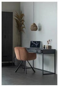 Черен гардероб от масивен ясен 60x210 cm Silas – WOOOD