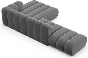 Светлосив ъглов диван (десен ъгъл) Lupine – Micadoni Home