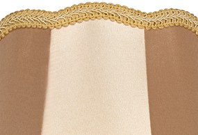 Текстилен абажур златен 30/18/26 - Granny