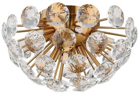 Globo 16047D - Плафон VIRINA 10xG9/7W/230V златист Ø 39 см