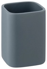 Синя керамична чаша за четки за зъби Hexa - Wenko