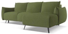 Зелен ъглов диван (десен ъгъл) Malie – Makamii