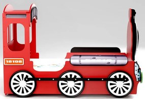 Детско легло Lokomotive-Kokkino