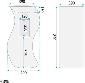 Свободностояща мивка REA Melody