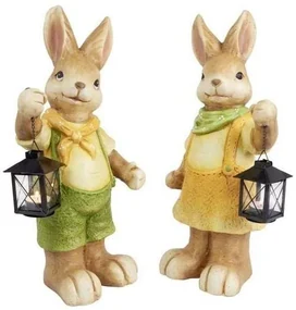 LUCKY RABBIT ДЕКО ЗАЕК АСОРТИ 22/48/16.5 CM 48270020243