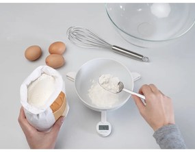 TriScale Бяла сгъваема цифрова кухненска скала TriScale™ - Joseph Joseph