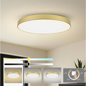 Brilagi-LED таванно осветително тяло POOL LED/180W/230V 3000/4500/6000K Ø 120 cm златно