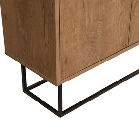 Шкафче от декор от орех в естествен цвят 90x72 cm Rodez – Kalune Design