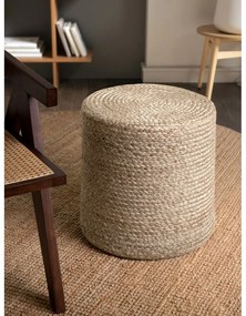 Сиво-бежова табуретка Jutta Greige – Hanse Home