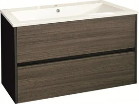 Конзолен PVC шкаф ICP 8955, Inter Ceramic, с умивалник, 90x45x55см