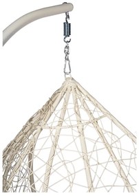 Кремаво бяло висящо кресло от изкуствен ратан Noela - Bonami Selection