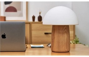 Настолна лампа с възможност за затъмняване в естествен цвят и стъклен абажур (височина 32 см) Alice - Gingko