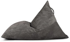 Тъмносив пуф от рипсено кадифе Razzmatazz – SLOWDOWN