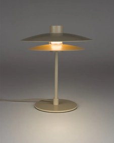 Бежова метална настолна лампа (височина 32 cm) Wubbo – White Label