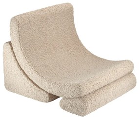 Светлокафяв детски стол от букле Moon – Wigiwama