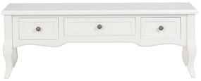 280048  TV Cabinet White 100x35x35 cm Wood