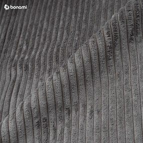 Сив разтегателен диван от рипсено кадифе 225 cm Augustin – Bobochic Paris