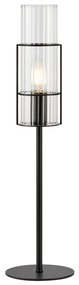 Markslöjd 108555 - Настолна лампа TUBO 1xE14/40W/230V 50 cm черна/прозрачен