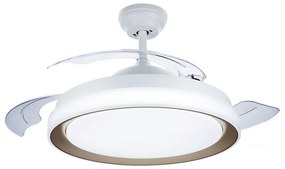 Philips-LED Плафониера с вентилатор LED/35W/230V 5500/4000/2700K+RC златист