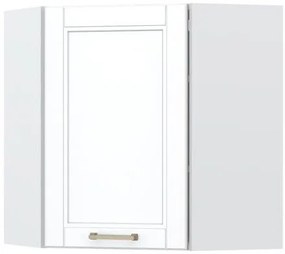 Висящ ъглов шкаф Tahoma V7-UG-1K-White matte