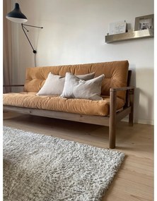 Разтегателен диван в цвят горчица 205 cm Knob - Karup Design