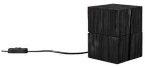 Черна настолна лампа (височина 16 см) Treasure - Trio