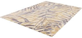 Бежов вълнен килим 133x180 cm Florid - Agnella