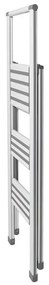 Бели сгъваеми стъпала Ladder Alu, височина 127 cm - Wenko