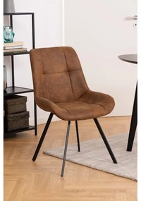 Кафяви трапезни столове в комплект от 2 броя Waylor - Actona