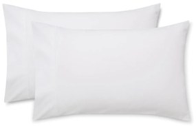 Комплект от 2 калъфки за възглавници от бял памучен сатен Luxury, 50 x 75 cm Cotton Sateen - Bianca