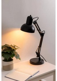 Настолна лампа atmosphera Bren, Арка, Височина 55.8 см, Черен метал