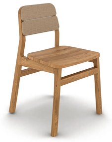 Трапезни столове в комплект 2 бр. от масивен дъб в естествен цвят Twig – The Beds
