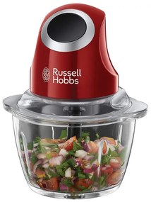 Мини чопър Russell Hobbs Desire 24660-56, 200W, 500ml, Стъклена купа, Червен