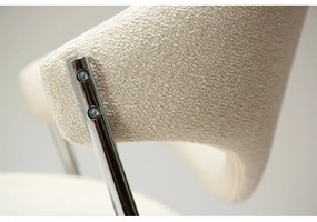 Кремав тапициран трапезен стол Zone – DAN-FORM Denmark