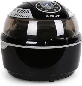 Klarstein VitAir уред за готвене с горещ въздух 1400W грил и печене, черен