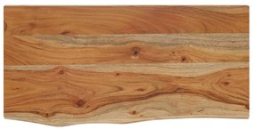 370284 vidaXL Стенен рафт, 60x30x3,8 см, правоъгълен, масив акация, жив ръб