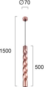 Полилей Viokef Marley-Бронз