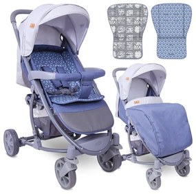 Детска количка S-300 LORELLI - Grey Rhombs