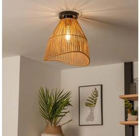 Brilagi - LED плафон CERIA BOHO 1xE27/40W/230V, диаметър 30 cm, кафяв