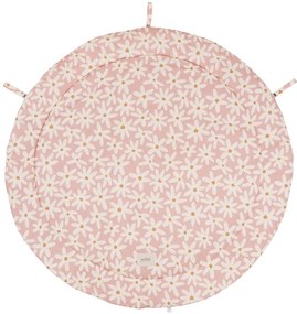 Розова детска постелка за игра Blash Daisies - Malomi Kids