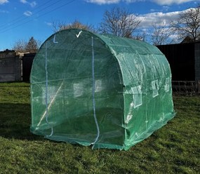 Подсилен градински фолиен оранжериен тунел PREMIUM 2 × 3 m + ПОДАРЪК