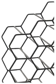 Черна метална стойка за вино за 12 бутилки Salbris - Light &amp; Living