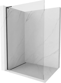 Mexen Kioto L душ стена Walk-in 85 x 200 cm, прозрачна, черна - 800-085-103-70-00