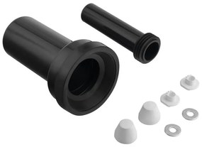 Bruckner - К-кт за свързване на окачена тоалетна 25 см черен